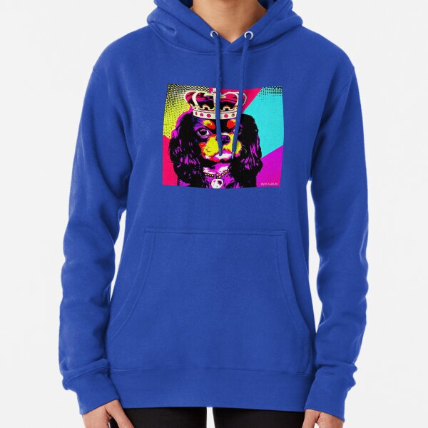 Vista previa del artículo con la obra «Rey Carlos Cavalier Spaniel Pop Art», diseñado y vendido por FunnehGacha.