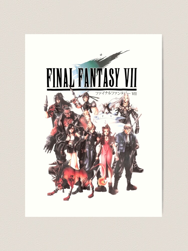 ファイナルファンタジーVIIリメイク ポスター3枚 ファイナルファンタジーVII リメイク - 限定版ファインアート