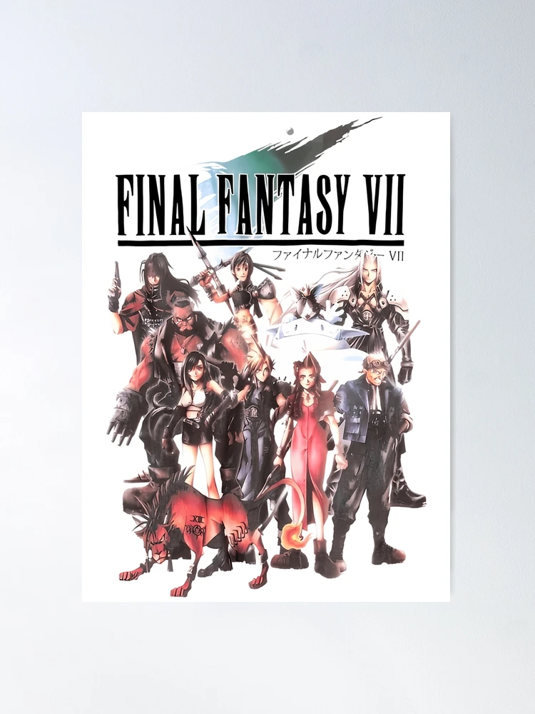 め*る様 FINAL FANTASY VⅡ 販促ポスター Final Fantasy VII Poster