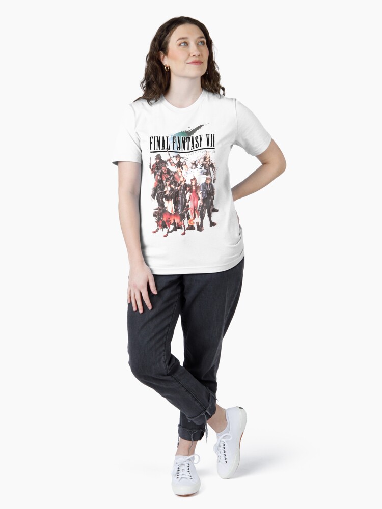 Thumbnail 4 of 7, Essential T-Shirt, Final Fantasy VII Group designed and sold by HillComPetition.