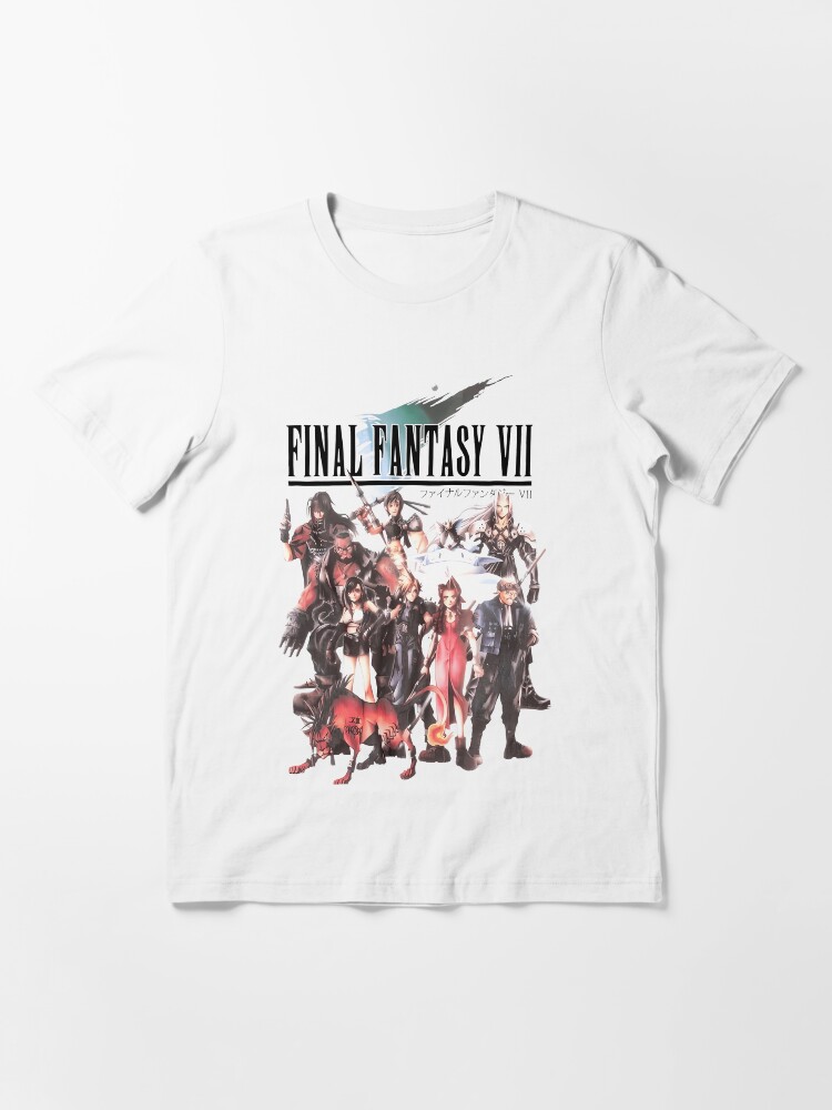 Thumbnail 3 of 7, Essential T-Shirt, Final Fantasy VII Group designed and sold by HillComPetition.