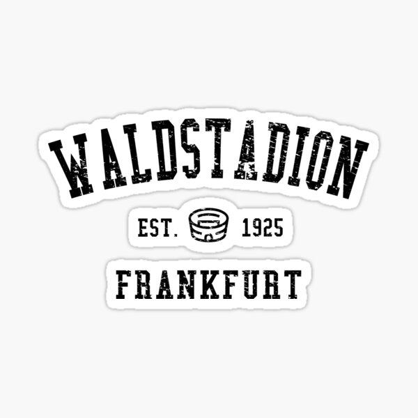 Aufkleber Logo 30 cm schwarz - Eintracht Frankfurt Stores