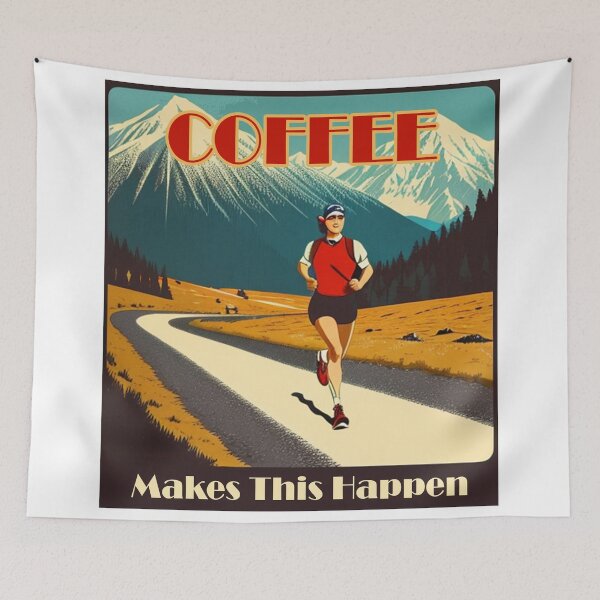 Item preview, Coffee Makes This Happen Running designed and sold by Esskay Designs.
