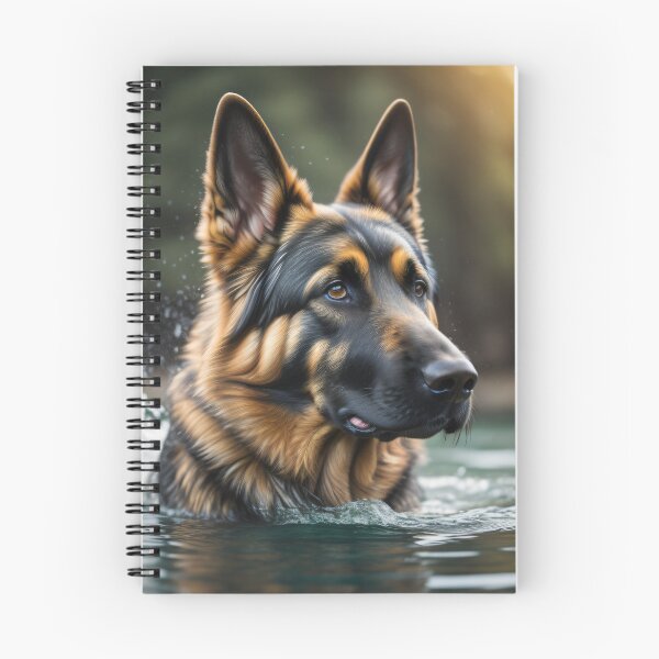 Item preview, German Shepherd Swimming In Lake designed and sold by GSDDESIGNMERCH.