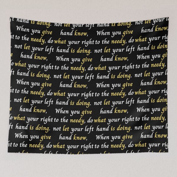 Item preview, Jesus Revolution Bible verse of the day jesus, Sermon on the mount, Verse about GivingT-S designed and sold by laughlin-aides.