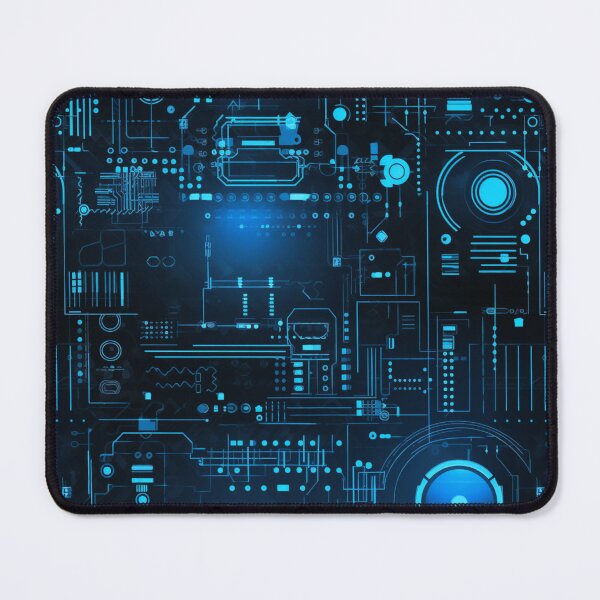 Item preview, xSeamless Pattern Beyond Interfaces: Futuristic Digital Art Unleashed designed and sold by AlienSkinEyes.