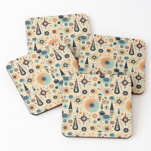 Item preview, 50's Abstract Mid-Century Modern Tile designed and sold by GloriousIdiot.