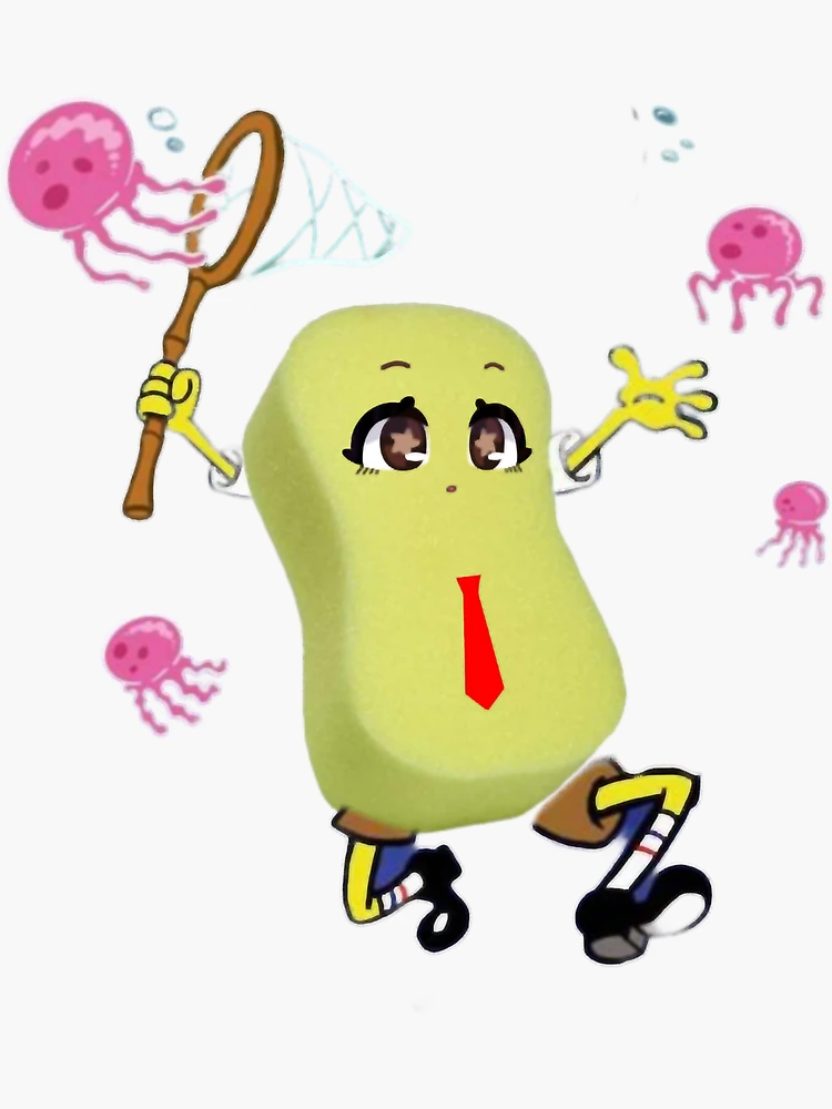 spongebob jellyfish, jellyfish, spongebob, spongebob squarepants, bikini  bottom | Sticker