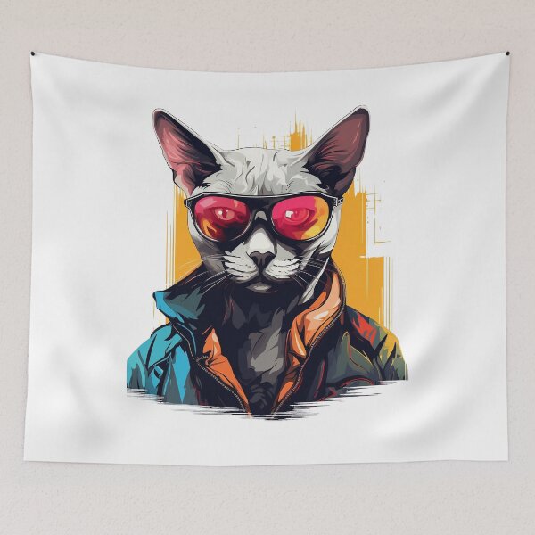 Item preview, Urban Burmilla Cat Vibe | Cat Lovers designed and sold by DarcoDesigns.