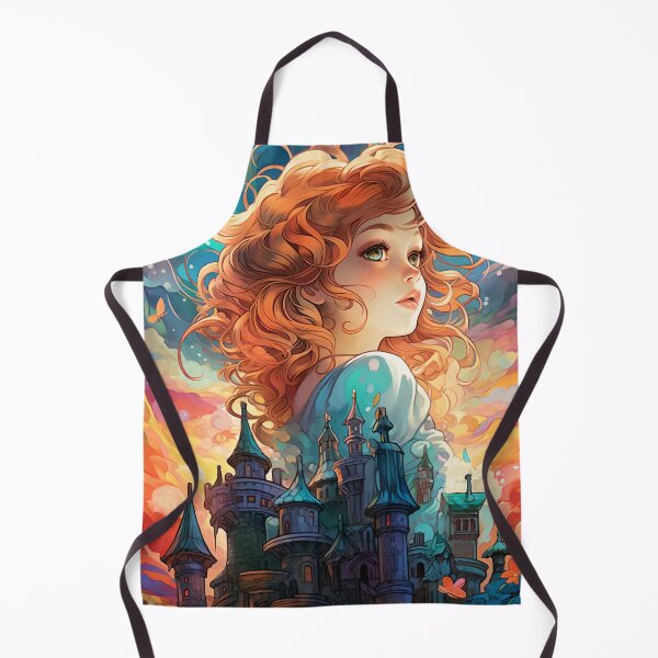 Item preview, Journey to the Sky Castle: Fantasy Rainbow Art Print designed and sold by Alcyonian.