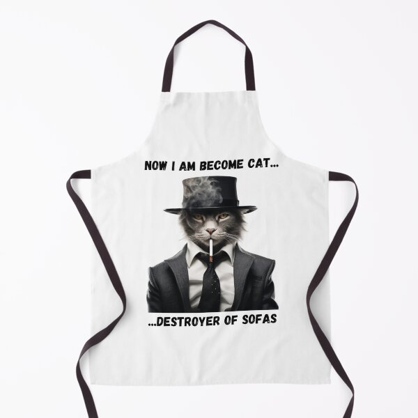 Item preview, Oppenheimer Cat - Destroyer of Sofas designed and sold by MacSwimming.