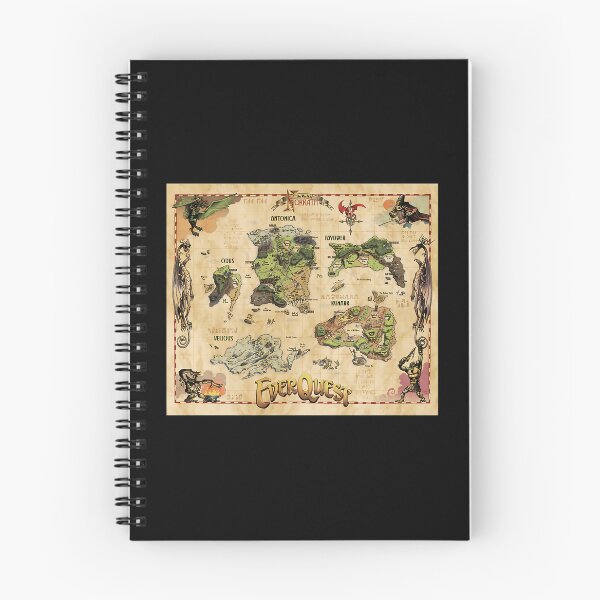 Item preview, Everquest World of Norrath Map  .   	 designed and sold by clancewxn8.