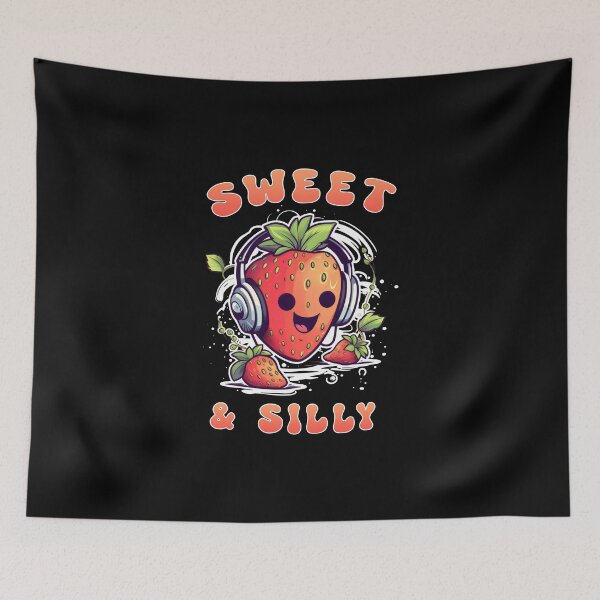 Item preview, Sweet Strawberry Cute Funny Silly Strawberries Festival Love designed and sold by farhanhafeez.