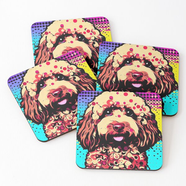 Item preview, Poodle Cross Pop Art designed and sold by FunnehGacha.