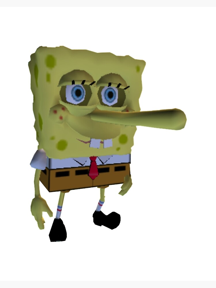 Spongebob meme face | Art Board Print