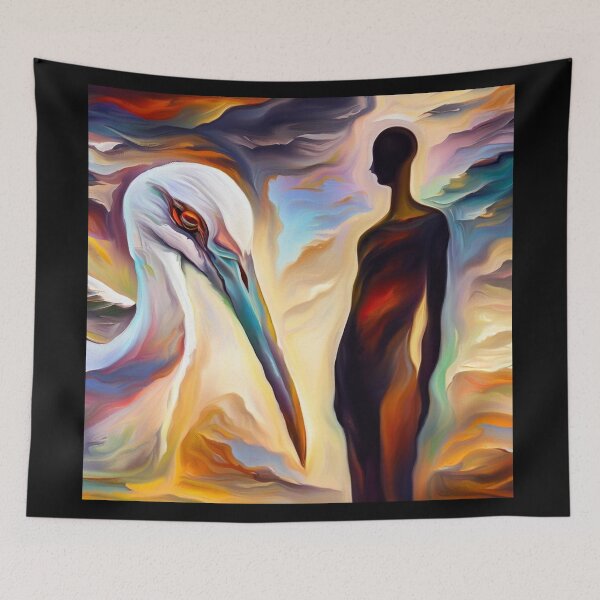 Item preview, Spirit Animal Stork 2 designed and sold by CrankyOldDude.