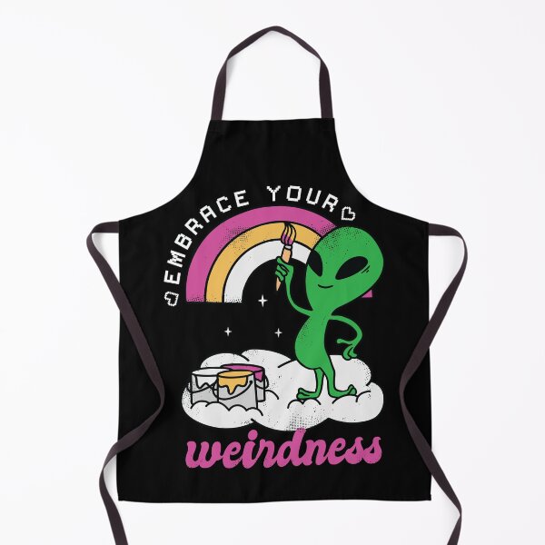 Item preview, Pride Hippie Martian Alien Rainbow Embrace Your Weirdness designed and sold by Nicole Creates.