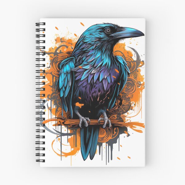 Item preview, bird/crow designed and sold by InkCreato.