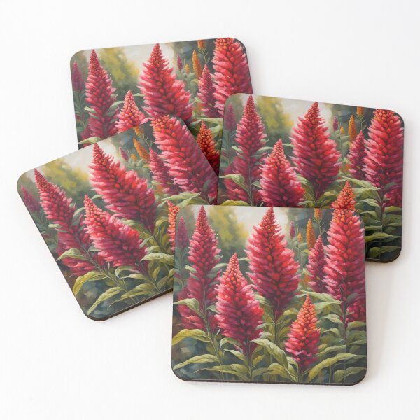 Item preview, Celosia Floral Oil Painting designed and sold by MySupplemental.