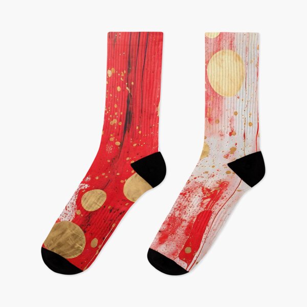 Item preview, Polka Dot - Red & Gold Abstract #2 designed and sold by TLCPhotoArt.