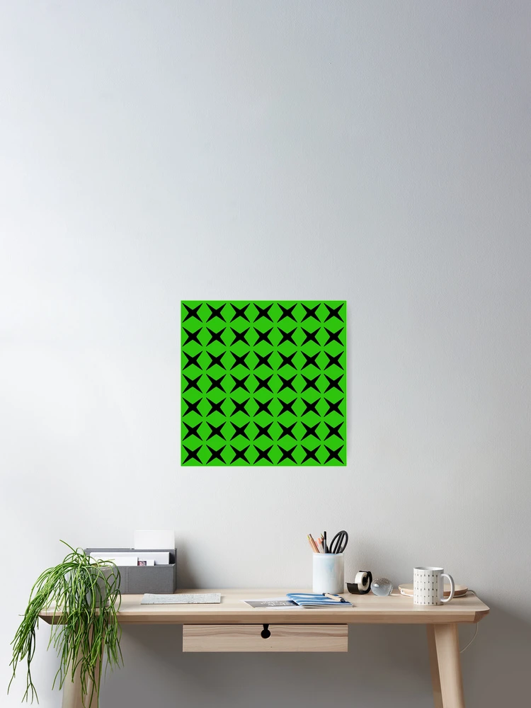 Thumbnail 2 of 3, Poster, Cross Pattern designed and sold by RageCraftAU.