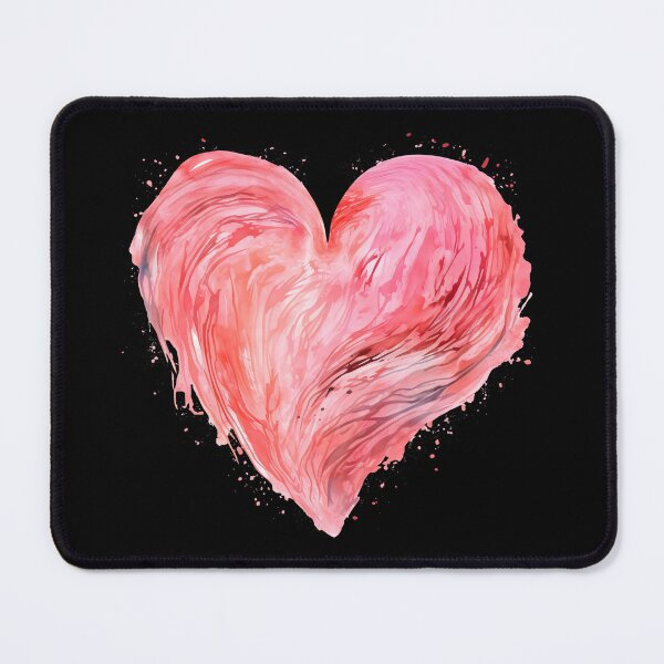 Item preview, Heart - Cute Floral Pink Heart Love Women Girls Wife Mom designed and sold by farhanhafeez.