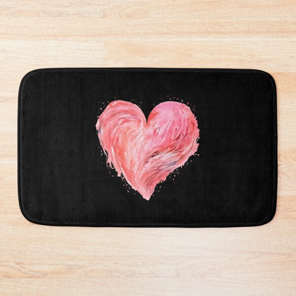 Item preview, Heart - Cute Floral Pink Heart Love Women Girls Wife Mom designed and sold by farhanhafeez.