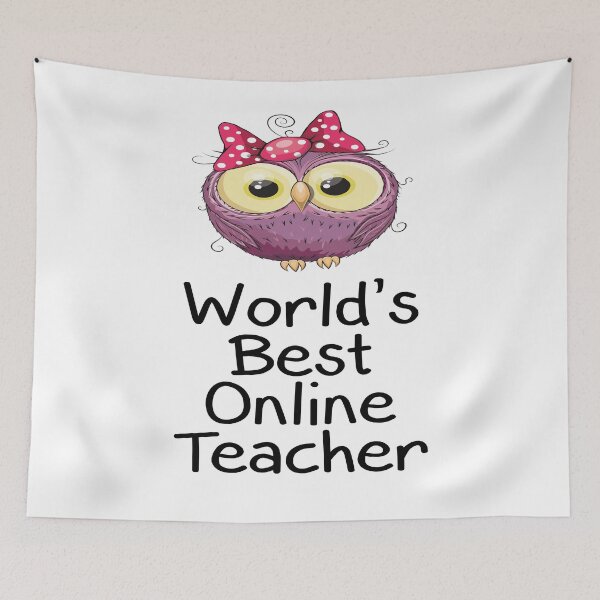 Item preview, Worlds Best Online Teacher Life designed and sold by ProjectX23.