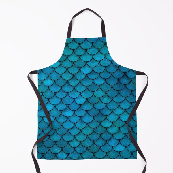Item preview, Mermaid Scales Ocean Blue designed and sold by Karin Taylor.