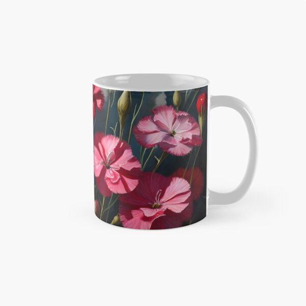 Item preview, Dianthus Floral Oil Painting designed and sold by MySupplemental.