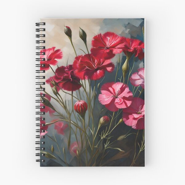 Item preview, Dianthus Floral Oil Painting designed and sold by MySupplemental.