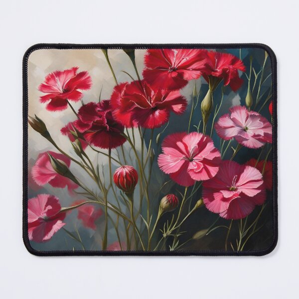 Item preview, Dianthus Floral Oil Painting designed and sold by MySupplemental.