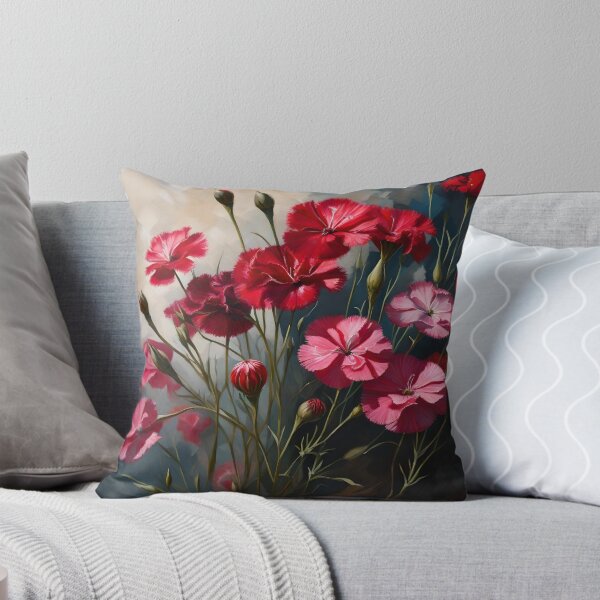 Item preview, Dianthus Floral Oil Painting designed and sold by MySupplemental.