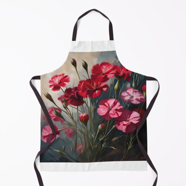 Item preview, Dianthus Floral Oil Painting designed and sold by MySupplemental.
