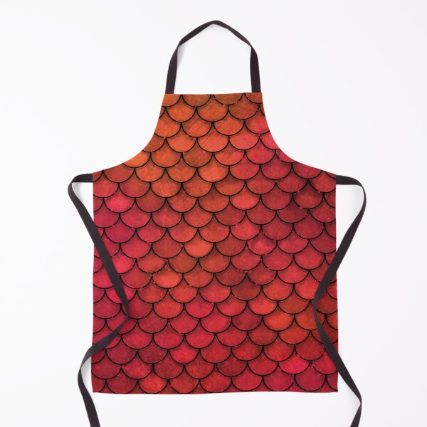 Item preview, Mermaid Scales Ruby Red designed and sold by Karin Taylor.