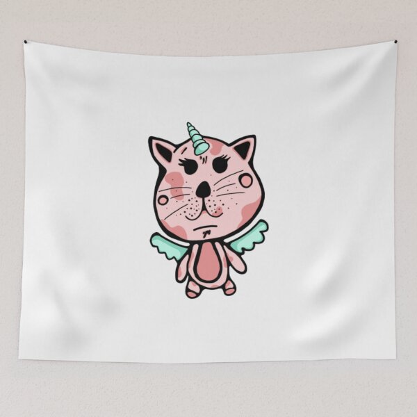 Item preview, Mythical Mashup: Cat with a Unicorn Horn and wings designed and sold by art-invention.