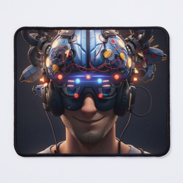 Item preview, Fused Gamer Brain AI Art designed and sold by Willyboy16.