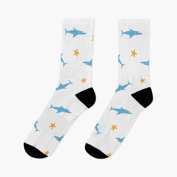 Item preview, Summer Swim (blue shark) designed and sold by The Wallpaper Files.