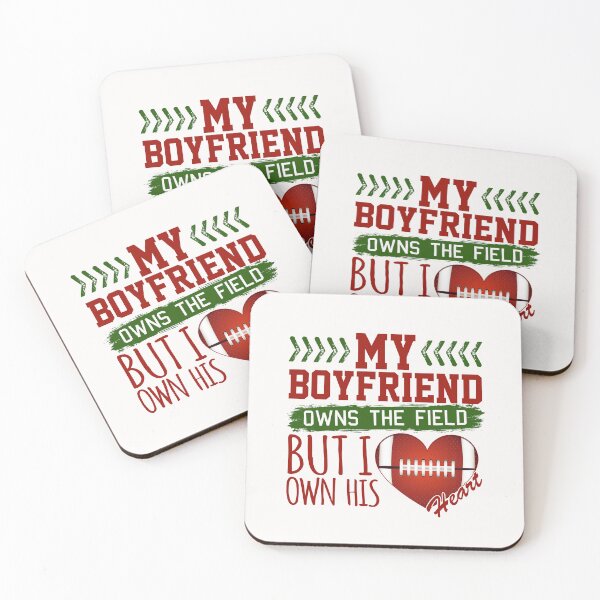 Item preview, My Boyfriend Owns the Field But I Own His Heart Football Girlfriend designed and sold by jaygo.