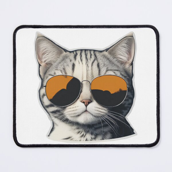 Item preview, Cat with sunglasses summer vibe designed and sold by Digitalcipart.