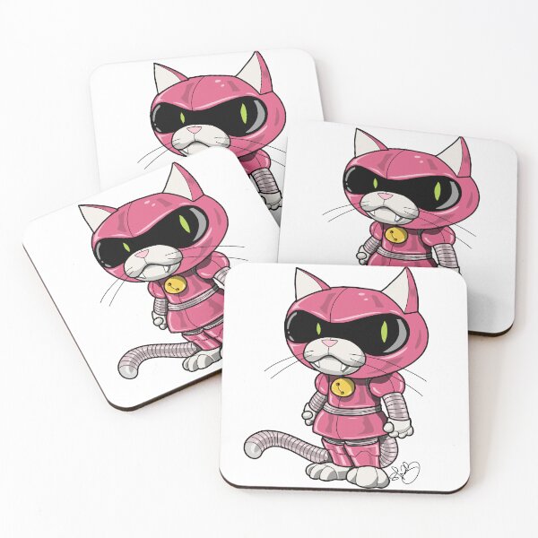 Item preview, Cute kitty bot pink designed and sold by Pittstop.