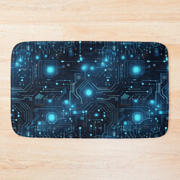 Item preview, xSeamless Pattern Beyond Interfaces: Futuristic Digital Art Unleashed designed and sold by AlienSkinEyes.