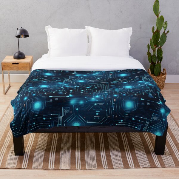 Item preview, xSeamless Pattern Beyond Interfaces: Futuristic Digital Art Unleashed designed and sold by AlienSkinEyes.