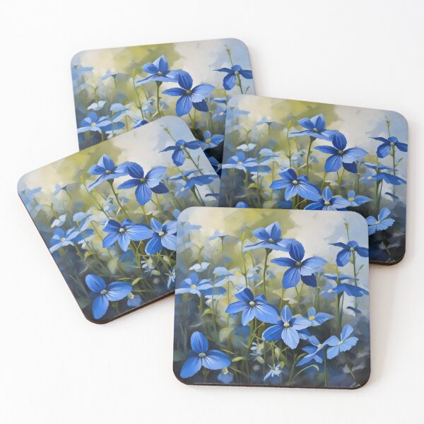 Item preview, Lobelia Floral Oil Painting designed and sold by MySupplemental.
