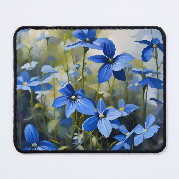 Item preview, Lobelia Floral Oil Painting designed and sold by MySupplemental.
