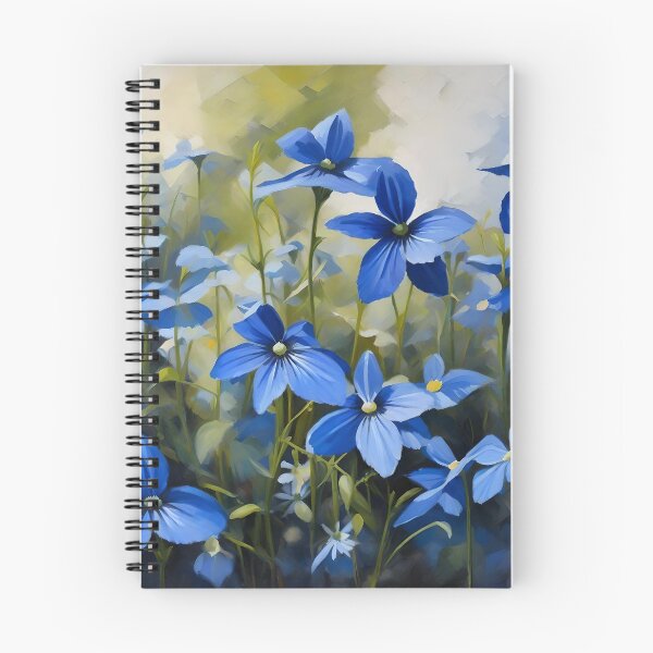 Item preview, Lobelia Floral Oil Painting designed and sold by MySupplemental.