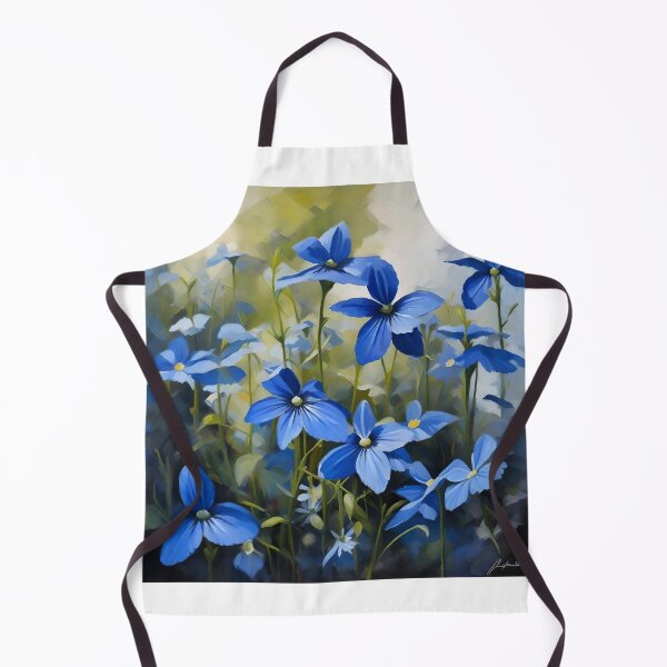 Item preview, Lobelia Floral Oil Painting designed and sold by MySupplemental.