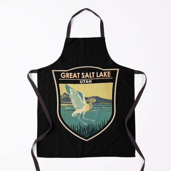 Item preview, Great Salt Lake American Avocet Travel Art Badge designed and sold by KrisSidDesigns.