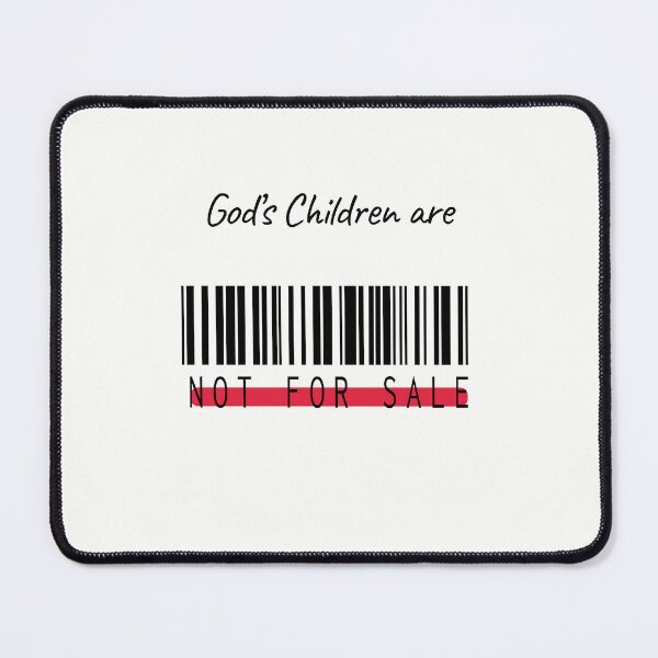 Item preview, God's children are not for sale, gods children are not for sale, barcode design, sound of freedom/ red highlight designed and sold by SoloAutenica.