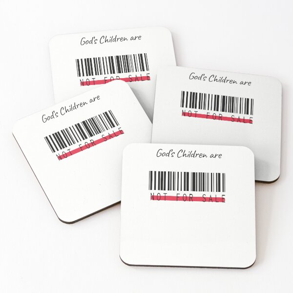 Item preview, God's children are not for sale, gods children are not for sale, barcode design, sound of freedom/ red highlight designed and sold by SoloAutenica.